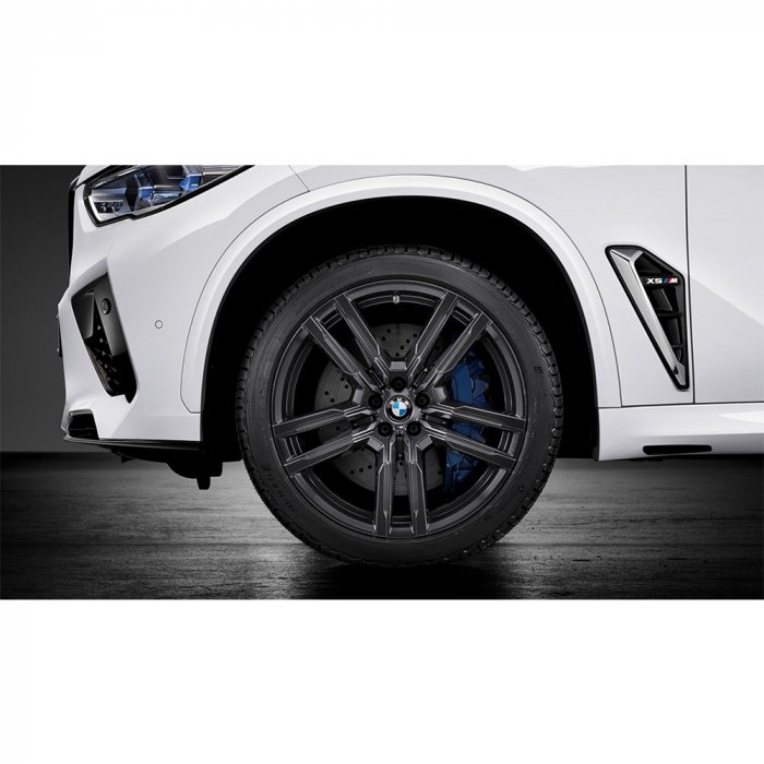 Roata completa de iarna - BMW M Double Spoke 808M cu anvelopa Michelin Pilot Alpin 5 SUV* (BMW) - 295/35R21 107V XL - TPMS / RDCi pentru F95, F96 X5M, X6M 