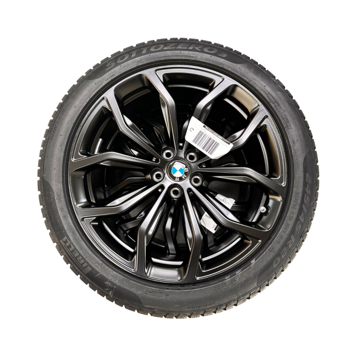 Roată completă de iarnă - Y-Spoke 695 cu anvelopa Pirelli Winter Sottozero 3 r-f - 245/45R20 103V XL - BMW X3/X4 G01/G02 - punte față