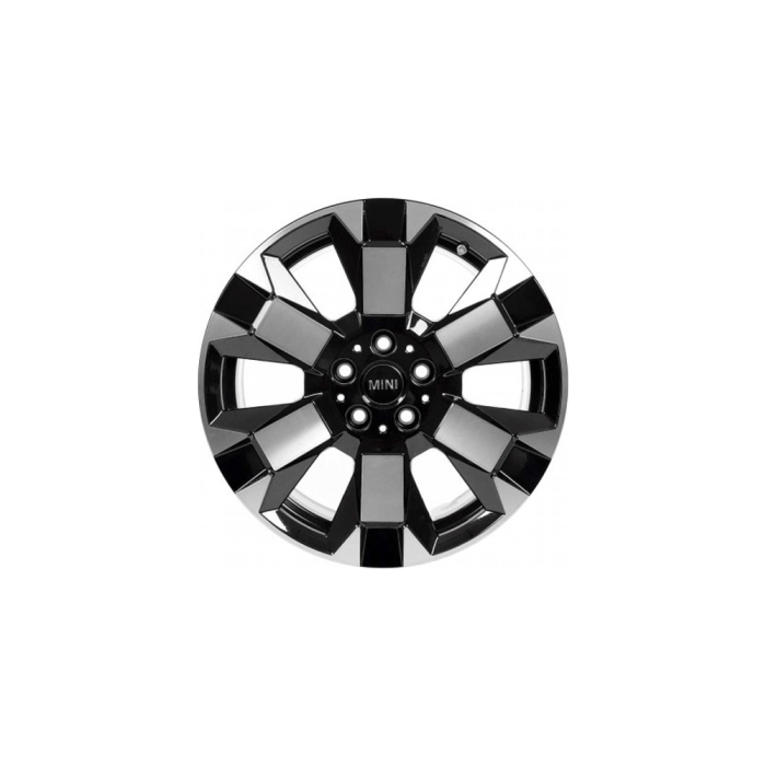 Janta aliaj usor - Untamed Spoke 897 - Bicolor Negru/Argintiu (Jet Black Uni / Bright Turned) - 7,5Jx18 ET:51 - Mini Countryman F60