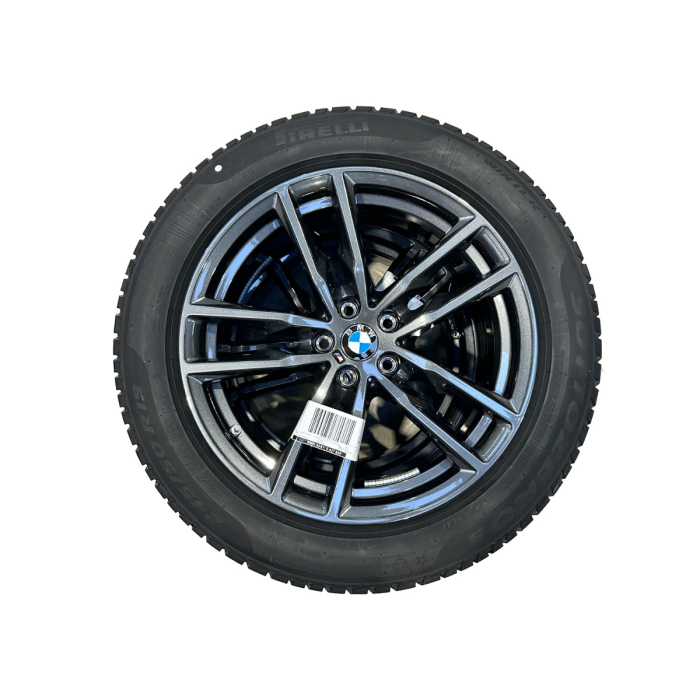 Roată completă de iarnă - M Double Spoke 698M (glossy) cu anvelopa Pirelli Winter Sottozero 3 r-f - 245/50R19 105V XL - BMW X3/X4 G01/G02