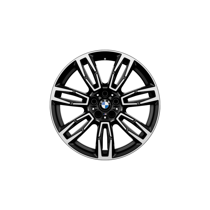 Janta aliaj usor - M Performance Double Spoke 935M - Bicolor Gri/Argintiu (Midnight Grey / Bright Turned) - 10Jx19 H2 ET:46 - BMW Seria 5 G60 G68	