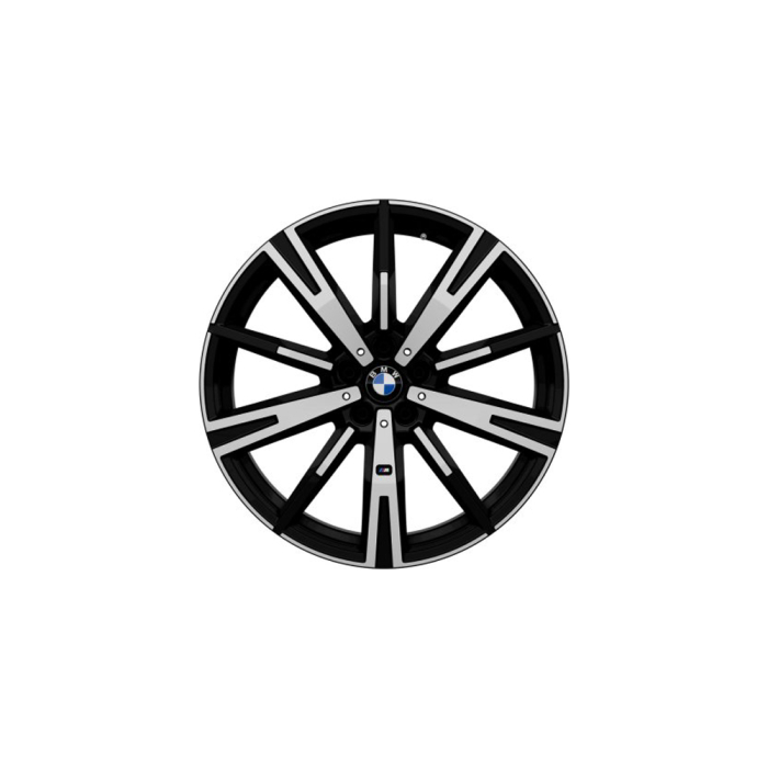 Janta aliaj usor - M Performance Star Spoke 938M - Bicolor Negru/Argintiu (Jet Black Uni / Bright Turned) - 10Jx20 H2 ET:46 - BMW Seria 5 G60	