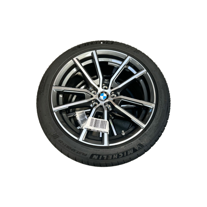 Set roți complete de vară - V-Spoke 780 (bright turned) cu anvelopa Michelin Pilot Sport 4 ZP - 225/45R18 95Y XL - BMW Seria 3/4 G20/G21/G22/G23/G42
