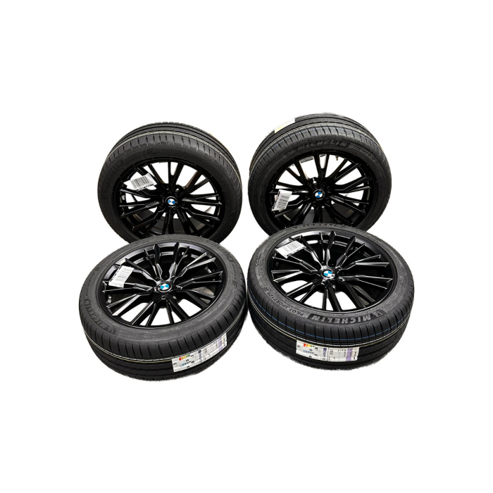 Set roți complete de vară - M Performance Double Spoke 796M cu anvelopa Michelin Pilot Sport 4 ZP - 225/45R18 95Y XL FA / 255/40R18 99Y XL RA - BMW Seria 3/4 G20/G21/G22/G23/G28/G42