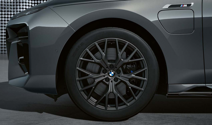 Set roti complete de vara - BMW M Performance Y-Spoke cu anvelopa Pirelli P-Zero* (BMW) 255/45R20 105Y XL si 285/40R20 108Y XL TPMS / RDCi pentru G70