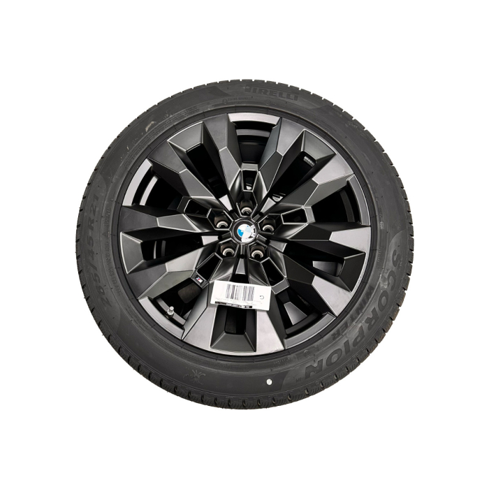 Roată completă de iarnă - M Double Spoke 917M cu anvelopa Pirelli Scorpion Winter r-f - 285/45R21 113V XL - BMW XM G09