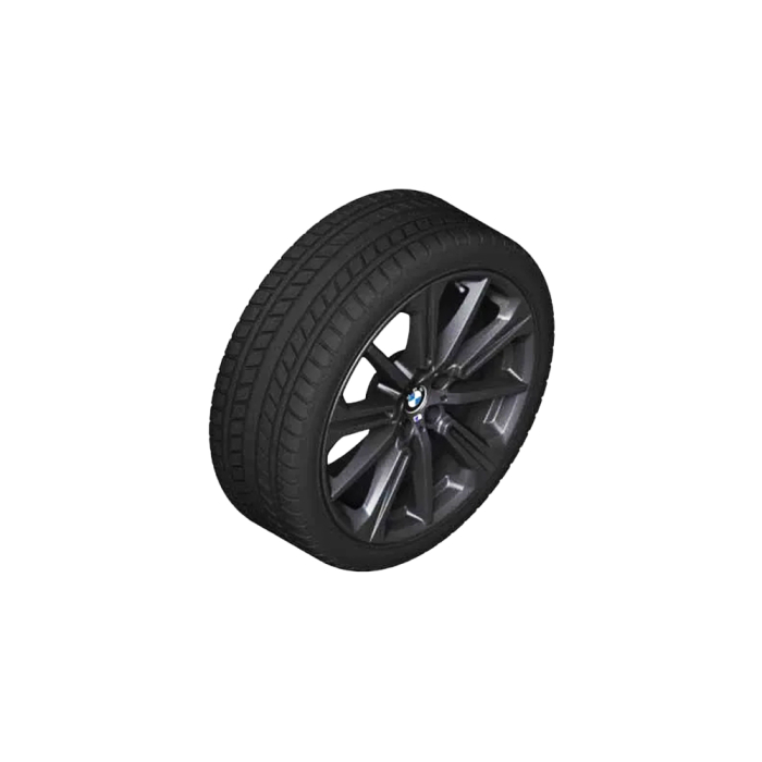 Roată completă de iarnă - M Performance Star Spoke 748M cu anvelopa Pirelli Scorpion Winter r-f - 275/45R20 110H XL - BMW X5/X6 G05/G06 LCI