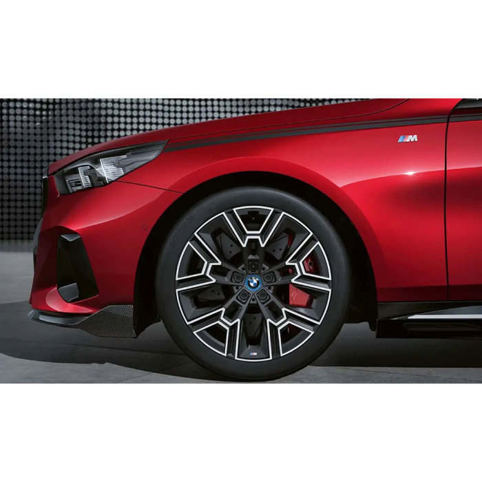 Roată completă de iarnă - M Aerodynamic wheel 939M (bright turned) cu anvelopa Continental Winter Contact TS860S - 275/35R20 102V XL - BMW Seria 5 G60/G61 - punte spate