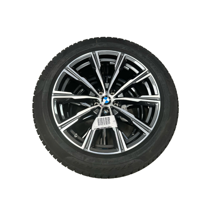 Roată completă de iarnă - M Star Spoke 740M (bright turned) cu anvelopa Pirelli Scorpion Winter r-f - 275/45R20 110V XL - BMW X5/X6 G05/G06 LCI