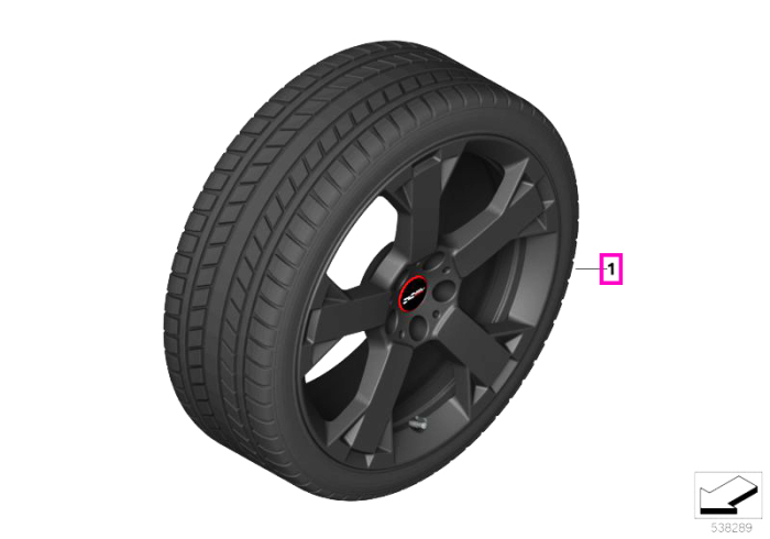 Roată completă de iarnă - JCW Runway Spoke 948 (lightweight performance casting) cu anvelopa Pirelli P-Zero Winter - 245/45R19 102H XL - Mini Countryman U25