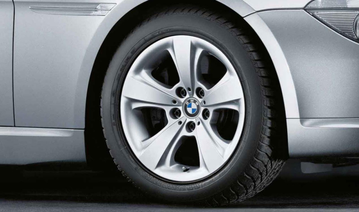 Janta aliaj usor - Star Spoke 117 - Argintiu (Silver) - 7,5Jx17 ET:14 - BMW Seria 6 E63 E64	
