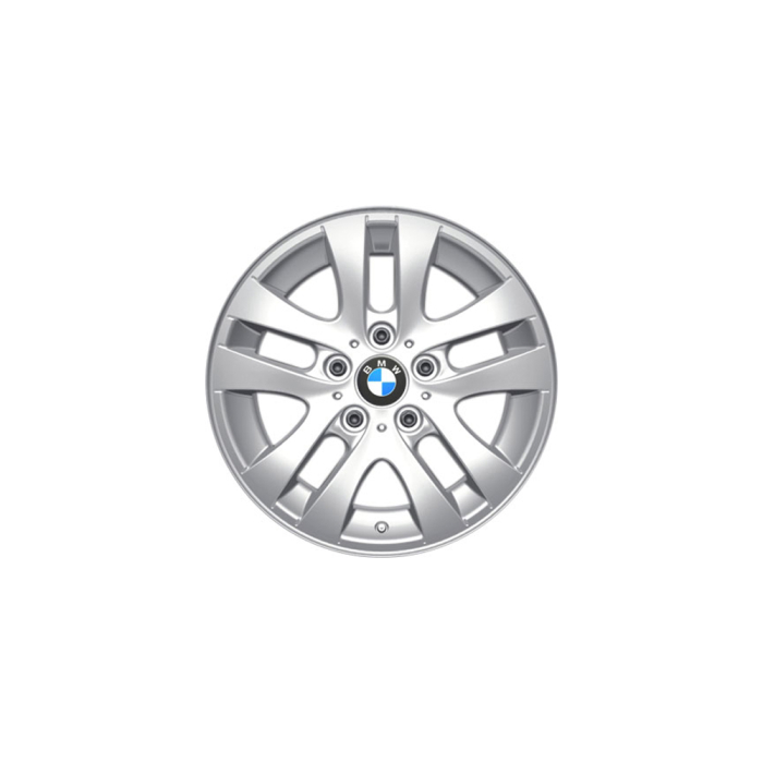 Janta aliaj usor - Double Spoke 156 - Argintiu (Reflex Silver) - 7Jx16 ET:34 - BMW Seria 3 E90 E91	
