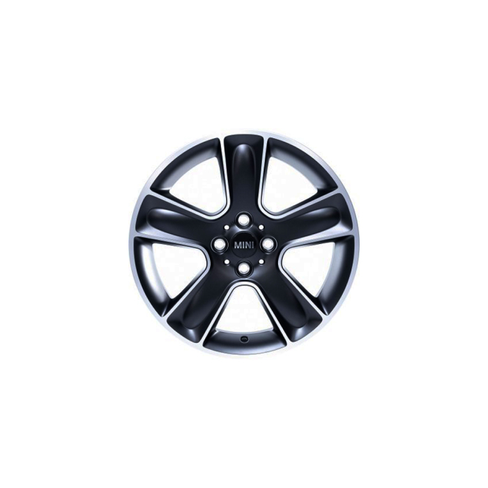 Janta aliaj usor - Black Star Bullet R111 - Negru (Night Fever Black) - 7Jx17 ET:48 - Mini Cabrio R57, Clubman R55, Coupe R58, Roadster R59, R56