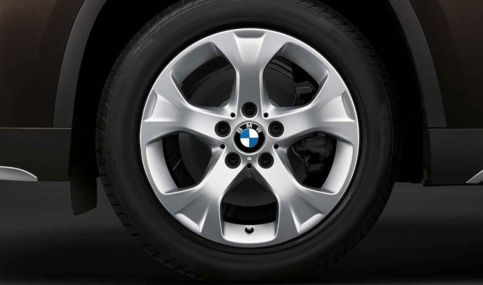 Janta aliaj usor - Star Spoke 317 - Argintiu (ReflexSilver) - 7,5Jx17 ET:34 - BMW X1 E84	