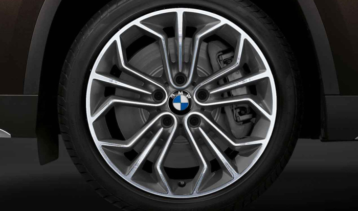 Janta aliaj usor - Honeycomb Styling 323 - Bicolor Gri (Space Grey/Bright Turned) - 8Jx18 ET:30 - BMW X1 E84