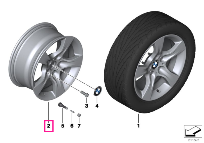 Janta aliaj usor - Star Spoke 339 - Argintiu (Reflex Silver) - 8Jx17 ET:34 - BMW Seria 3 E90 E91 E92 E93	