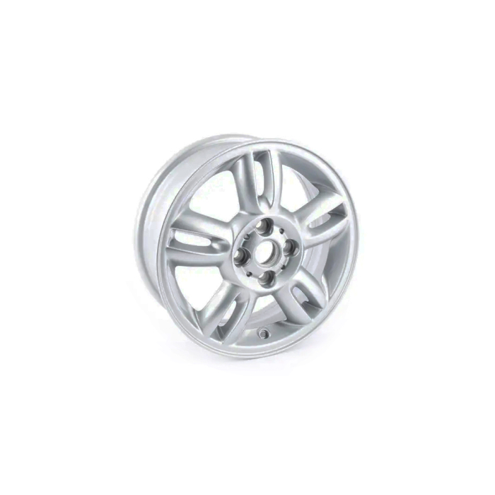 Janta aliaj usor - 5 Star Twin Spoke 118 - Argintiu (Silver) - 5,5Jx15 ET:45 - Mini Cabrio R57, Clubman R55, Coupe R58, Roadster R59, R56