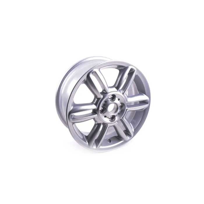 Janta aliaj usor - 6 Star Twin Spoke R119 - Argintiu (Silver) - 6,5Jx16 ET:48 - Mini Cabrio R57, Clubman R55, Coupe R58, Roadster R59, R56	