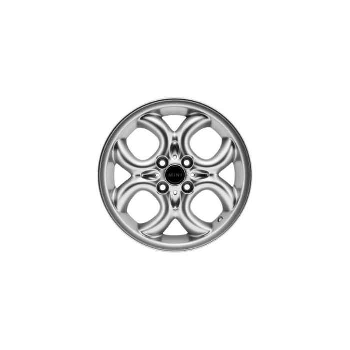 Janta aliaj usor - 4-Hole Circular Spoke 120 - Argintiu (Silver) - 6,5Jx16 ET:48 - Mini Cabrio R57, Clubman R55, Coupe R58, Roadster R59, R56