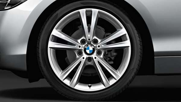 Janta aliaj usor - Double Spoke 385 - Argintiu (ReflexSilver) - 7,5Jx18 ET:45 - BMW Seria 1 F20 F21, Seria 2 F22 F23