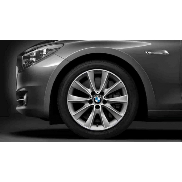 Janta aliaj usor - V-Spoke 425 - Bicolor Argintiu (Silver/Bright Turned) - 8Jx18 ET:30 - BMW Seria 5 F07 GT, Seria 6 F06 F12 F13, Seria 7 F01 F02 F04