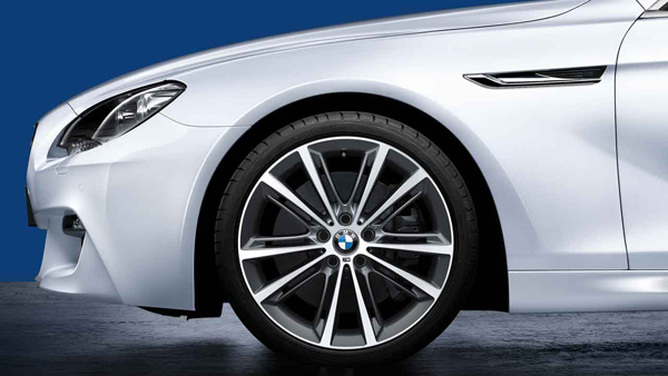 Janta aliaj usor - M Performance V-Spoke 464M - Bicolor Gri (FerricGrey/Bright Turned) - 9Jx20 ET:44 - BMW Seria 5 F10 F11, Seria 6 F06 F12 F13