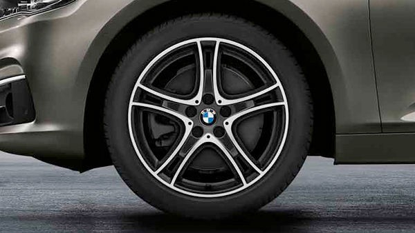 Janta aliaj usor - Double Spoke 361 - Bicolor Gri (OrbitGrey/Bright Turned) - 8Jx18 ET:57 - BMW Seria 1 F40, Seria 2 F44 F45 F46