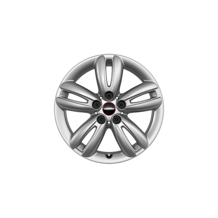 Janta aliaj usor - JCW Track Spoke 501 - Argintiu (Bright Silver Met.) - 7Jx17 ET:54 - Mini Cabrio F57, F55, F56