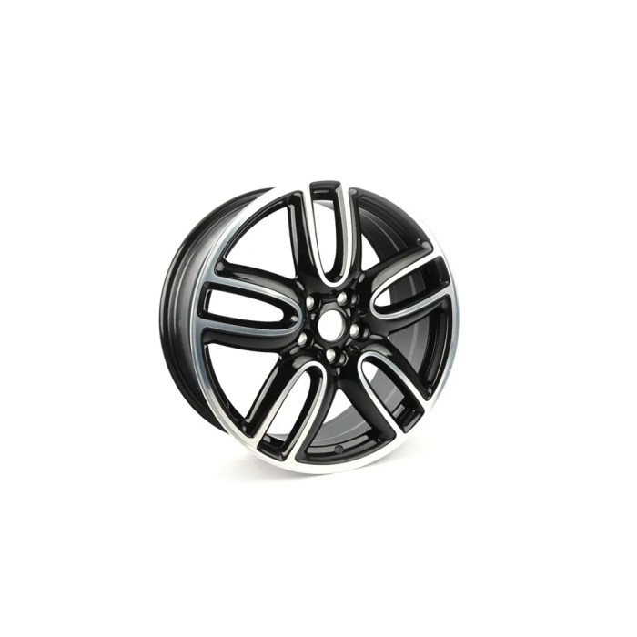 Janta aliaj usor - JCW Course Spoke 2 - Negru/Argintiu (Jet Black Sol. Paint) - 8Jx19 ET 57 - Mini Clubman F54	