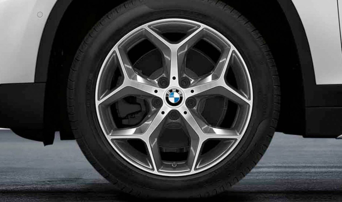 Janta aliaj usor - Y Spoke 569 - Bicolor Gri (OrbitGrey/Bright Turned) - 7,5Jx18 ET:51 - BMW X1 F48 F49, X2 F39