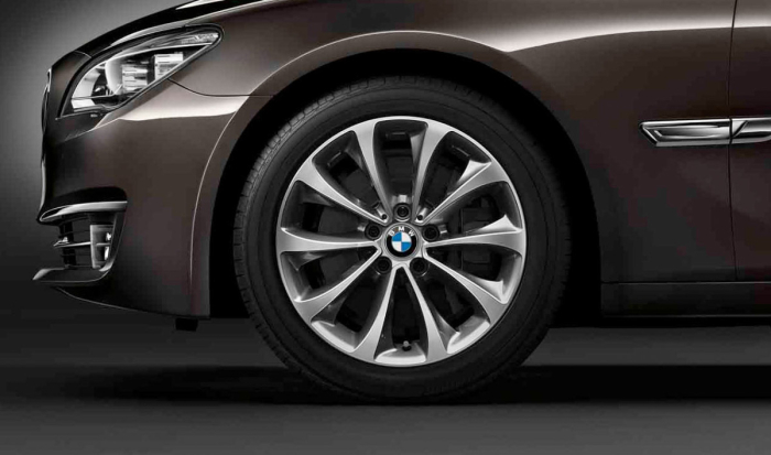 Janta din aliaj usor - Turbine Style 452 - Bicolor Gri (FerricGrey/Bright Turned) - 9,5Jx19 ET:39 - BMW Seria 5 F07 GT, Seria 7 F01 F02 F04 Hybrid	