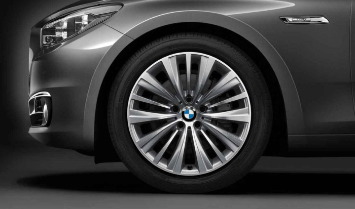 Janta aliaj usor - Multi-Spoke 458 - Bicolor Argintiu (Silver/Bright Turned) - 9,5Jx19 ET:39 - BMW Seria 5 F07 GT, Seria 7 F01 F02 F04 Hybrid