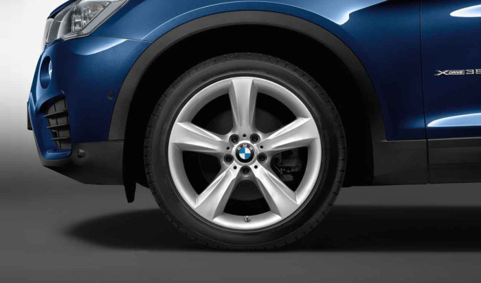 Janta aliaj usor - Star Spoke 606 - Argintiu (ReflexSilver) - 9,5Jx19 ET:48 - BMW X3 F25, X4 F26