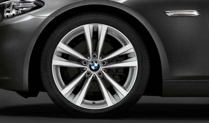 Janta aliaj usor - Double Spoke 610 - Bicolor Argintiu (Silver/Bright Turned) - 8,5Jx19 ET:33 - BMW Seria 5 F10 F11