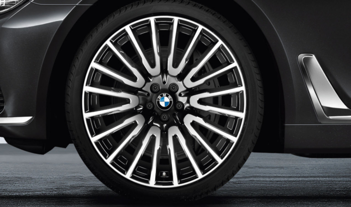 Janta aliaj usor - Multi-Spoke 629 - Bicolor Gri (OrbitGrey/Bright Turned) - 8,5JX21 ET:25 - BMW Seria 6 G32 GT, Seria 7 G11 G12	