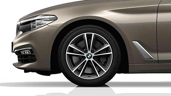 Janta aliaj usor - V-Spoke 631 - Bicolor Gri (FerricGrey/Bright Turned) - 7,5Jx17 ET:27 - BMW Seria 5 G30 G31 G38