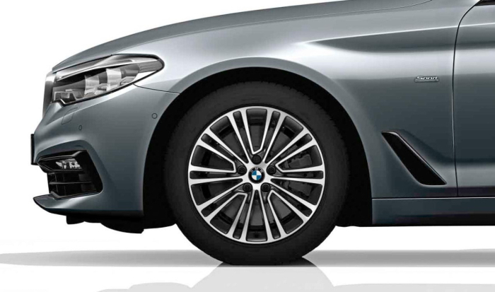 Janta aliaj usor - Double Spoke 634 - Bicolor Gri (Orbitgrey/Bright Turned) - 8Jx18 ET:30 - BMW Seria 5 G30 G31 G38