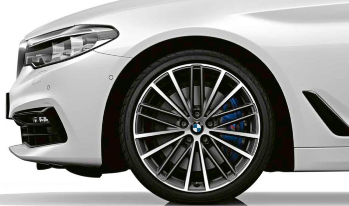 Janta aliaj usor - V Spoke 635 - Bicolor Gri (Ferricgrey/Bright Turned) - 9Jx19 ET:44 - BMW Seria 5 G30 G31	