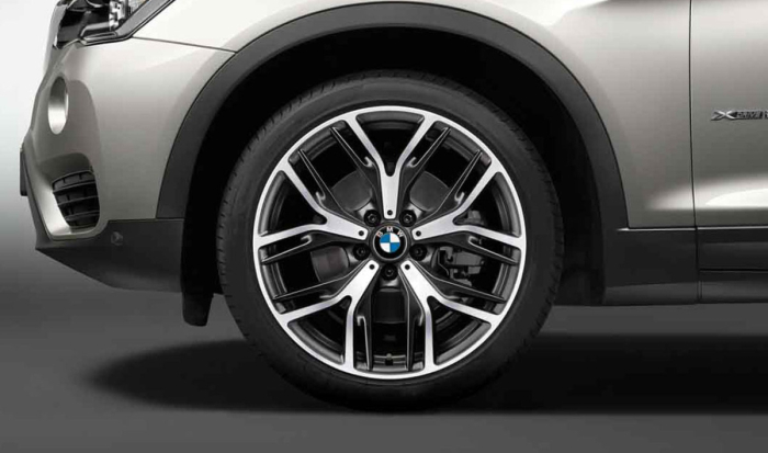 Janta aliaj usor - Y Spoke 542 - Bicolor Negru/Argintiu (Black Matt/Bright Turned) - 8,5Jx20 ET:38 - BMW X3 F25, X4 F26	
