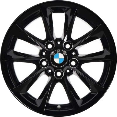 Janta aliaj usor - V-Spoke 411 - Negru (Black) - 7Jx16 ET:40 - BMW Seria 1 F20 F21, Seria 2 F22 F23	