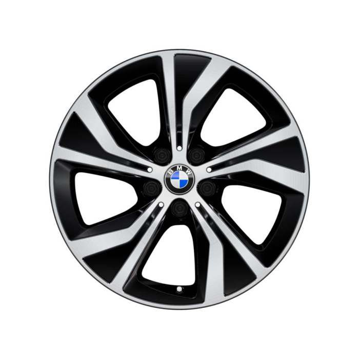 Janta aliaj usor - Turbine Styling 689 - Bicolor Negru/argintiu (Jet Black/Burnished Face - Bright Turned/Diamond Cut)  - 7Jx18 ET:22 - BMW X3 G01, X4 G02	