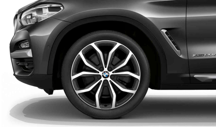 Janta aliaj usor - Y Spoke 695 - Bicolor Gri (OrbitGrey/Bright Turned) - 9,5Jx20 ET:43 - BMW X3 G01 G08, X4 G02	