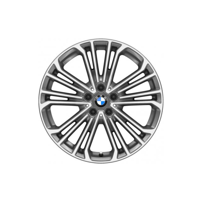 Janta aliaj usor - Double-Spoke 696 - Gri (Ferricgrey) - 7,5Jx19 ET:32 - BMW X3 G01 G08, X4 G02