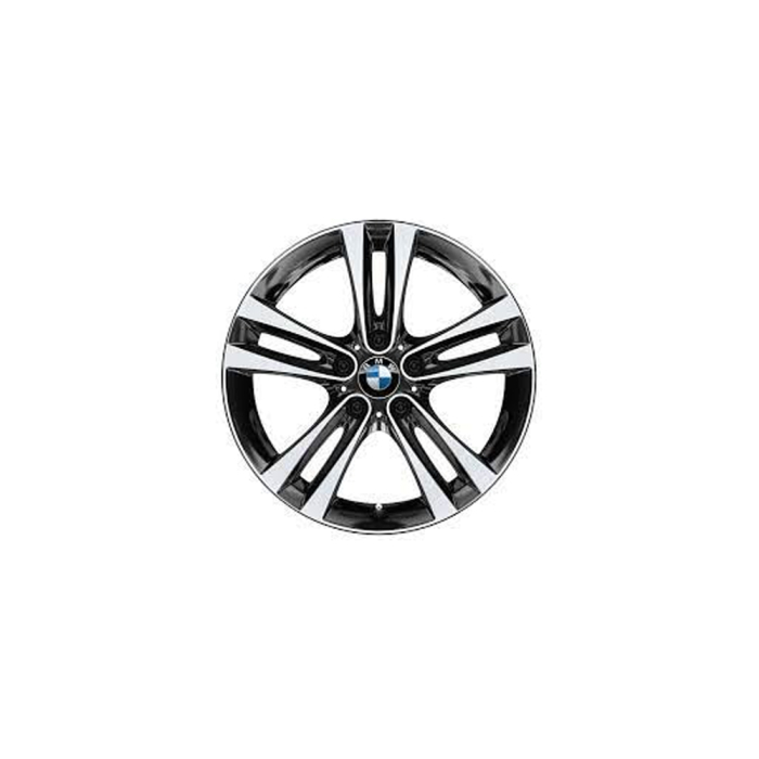 Janta aliaj usor - Double Spoke 397 - Negru (Jet Black Sol. Paint) - 8Jx18 ET:34 - BMW Seria 3 F30 F31 F34 F35, Seria 4 F32 F33 F36