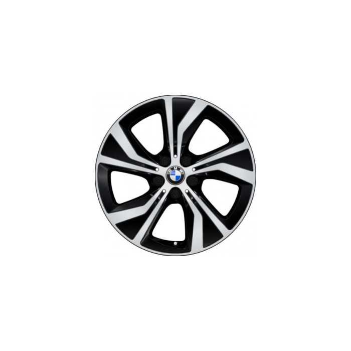 Janta aliaj usor- Turbine Styling 689 - Bicolor Negru/Argintiu (Jet Black Uni / Bright Turned) - 8,5Jx18 ET:44 - BMW X5 G05