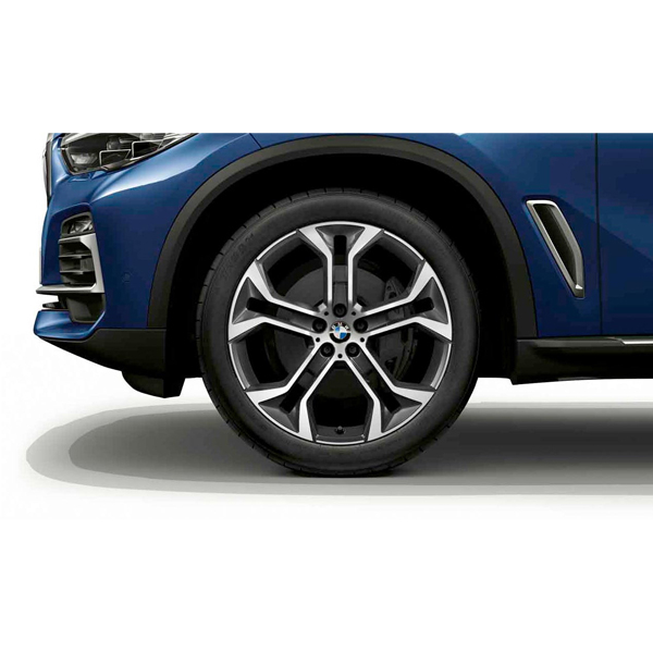 Janta aliaj usor - Y-Spoke 744 - Bicolor Gri (OrbitGrey / Bright Turned) - 9.5Jx21 ET:37 - BMW X5 G05 G18, X6 G06	