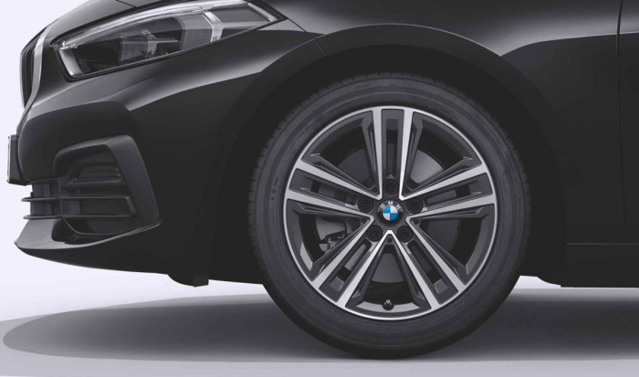 Janta aliaj usor - Double Spoke 548 - Bicolor (OrbitGrey/Bright Turned) - 7,5Jx17 ET:54 - BMW Seria 1 F40, Seria 2 F44