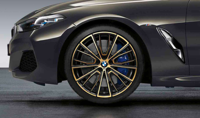Janta din aliaj usor - M Performance Multi Spoke 732M - Bicolor Negru/Auriu (Night Gold/Bright Turned) - 9Jx20 ET:41 - BMW Seria 8 G14 G15 G16	