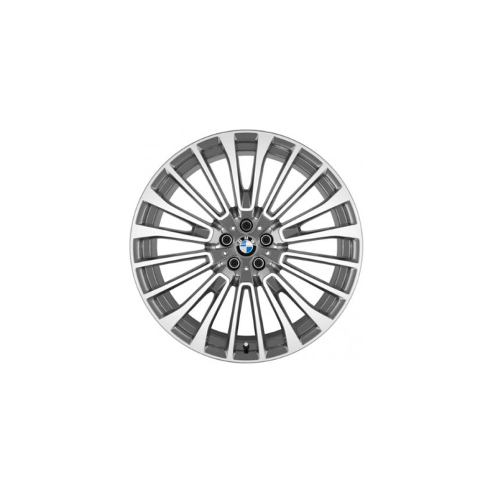 Janta din aliaj usor - Y-Spoke 757 - Gri Metalic (Ferric Grey Met.) - 10,5Jx22 ET:43 - BMW X7 G07