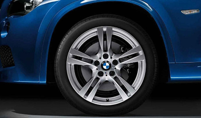 Janta aliaj usor - M Performance Double Spoke 355M - Argintiu (Silver) - 8Jx18 ET:30 - BMW X1 E84	